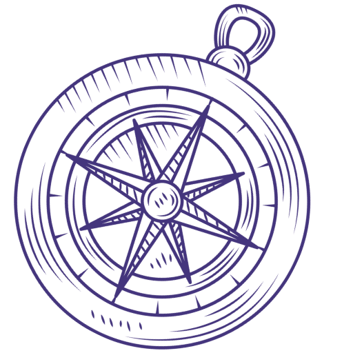 Compass, showing progress, direction, and a personalized artistic journey.