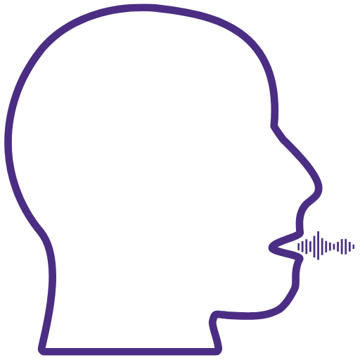 Stylized profile of a singer with flowing sound waves, representing expressive vocal freedom, clarity, and self-awareness.